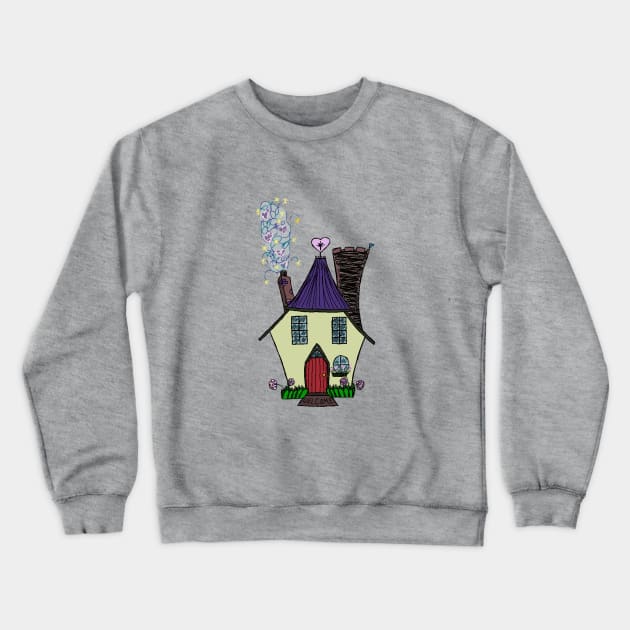 The lil' house Crewneck Sweatshirt by Crowsdance